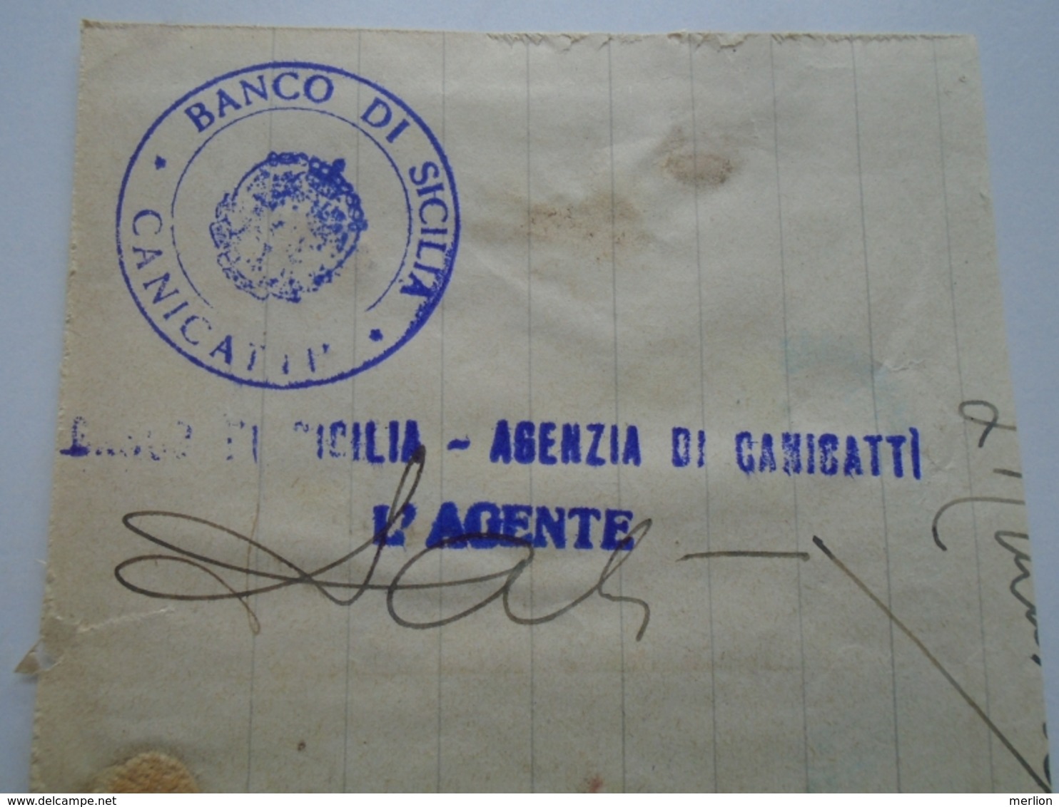 AV411.10 Caltanisetta  -Sezione Calcistica- Tennistica - Calcio Tennis    -1933 - Signature Autograph  Italia Sicilia - Altri & Non Classificati