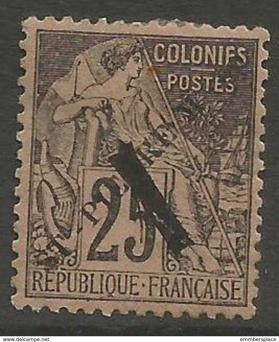 St Pierre & Miquelon - 1892 Overprint & Surcharge On Dubois Issue MH *   Mi 41  Sc 49 - Unused Stamps