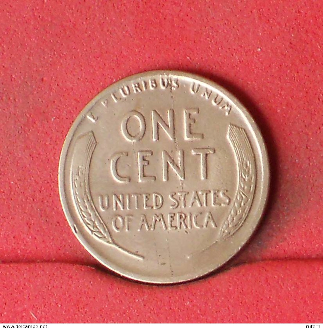 USD 1 CENTS 1916 -    KM# 132 - (Nº22673) - 1909-1958: Lincoln, Wheat Ears Reverse