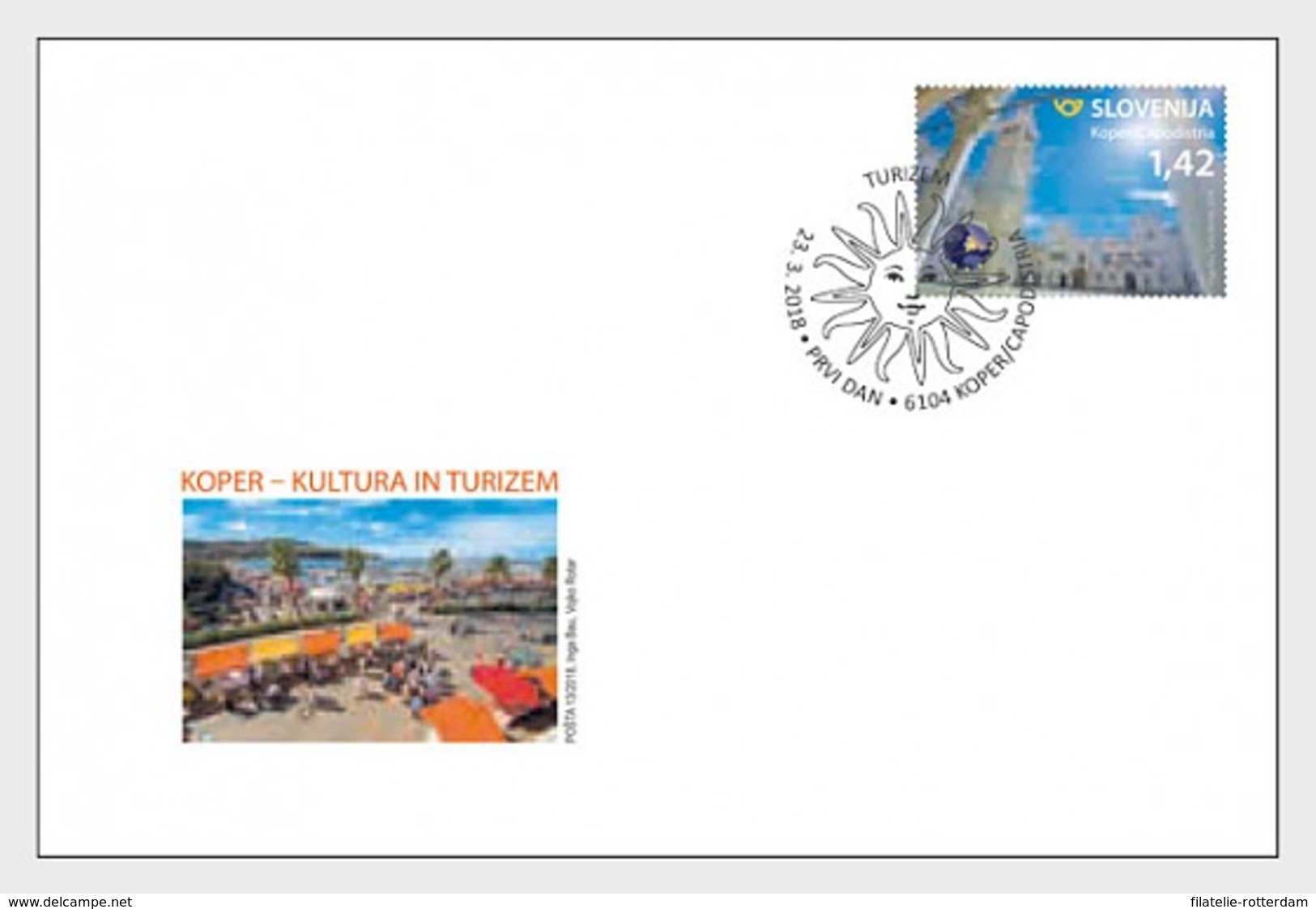 Slovenië / Slovenia - Postfris / MNH - FDC Toerisme, Koper 2018 - Slovenië