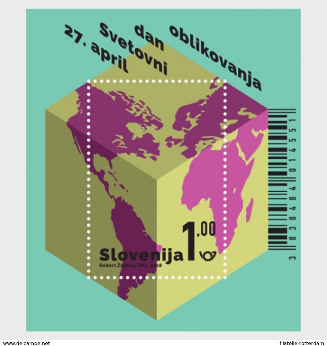 Slovenië / Slovenia - Postfris / MNH - Sheet Wereld Design Dag 2018 - Slovenië