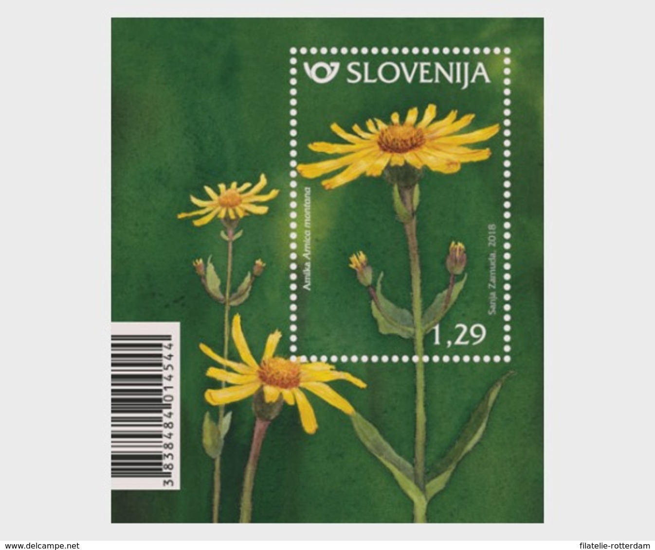 Slovenië / Slovenia - Postfris / MNH - Sheet Bloemen 2018 - Slovenië