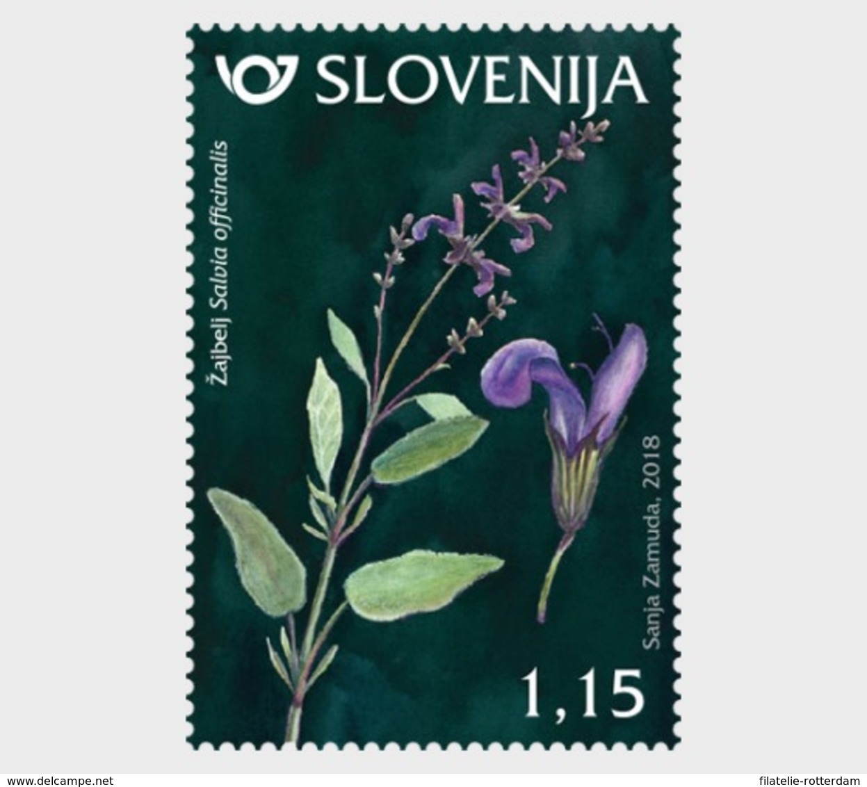 Slovenië / Slovenia - Postfris / MNH - Complete Set Bloemen 2018 - Slovenië