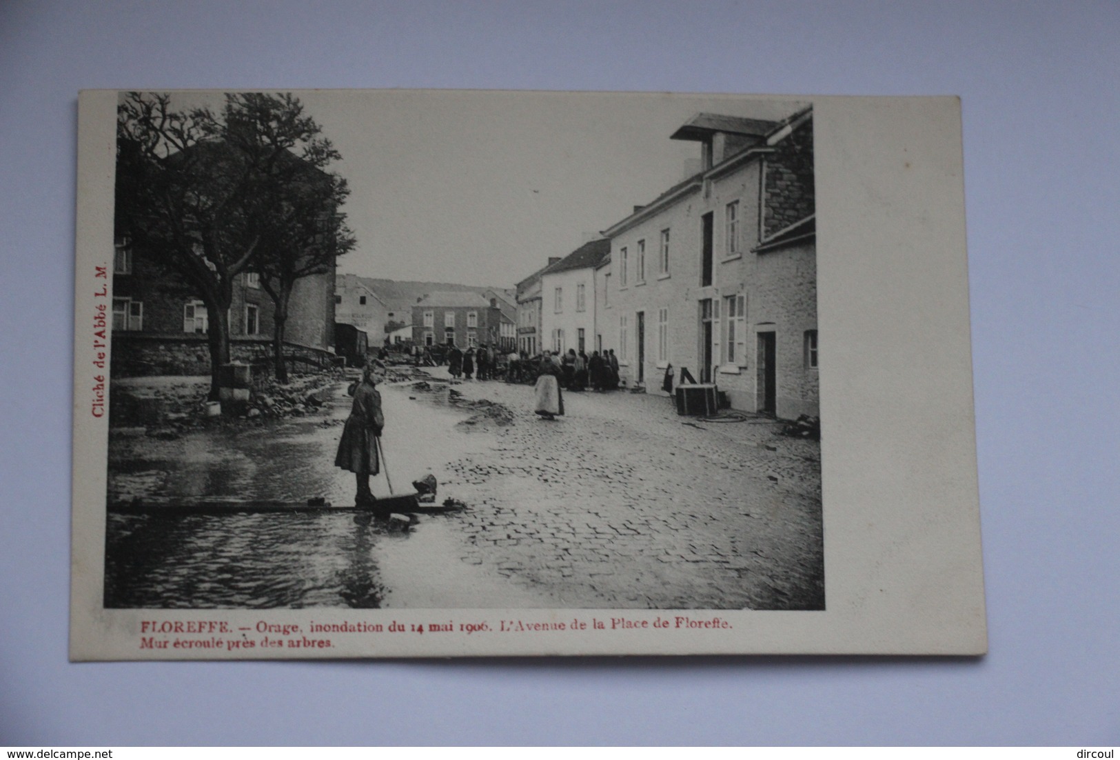 38141  -   Floreffe  Orage Inondations 1906 -   L'avenue De La  Place De Floreffe - Floreffe