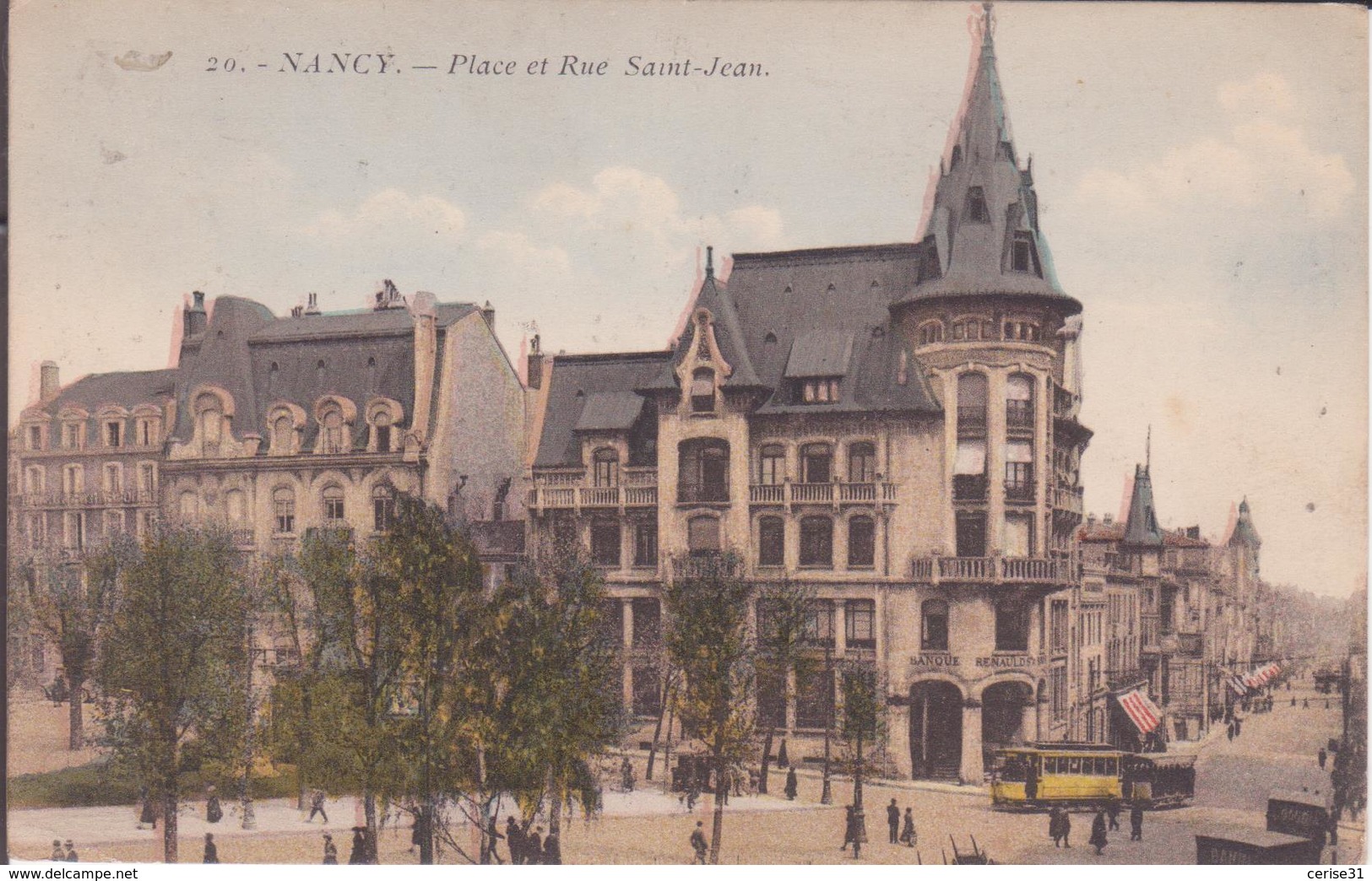 CPA - 20. NANCY Place Et Rue St Jean - Nancy