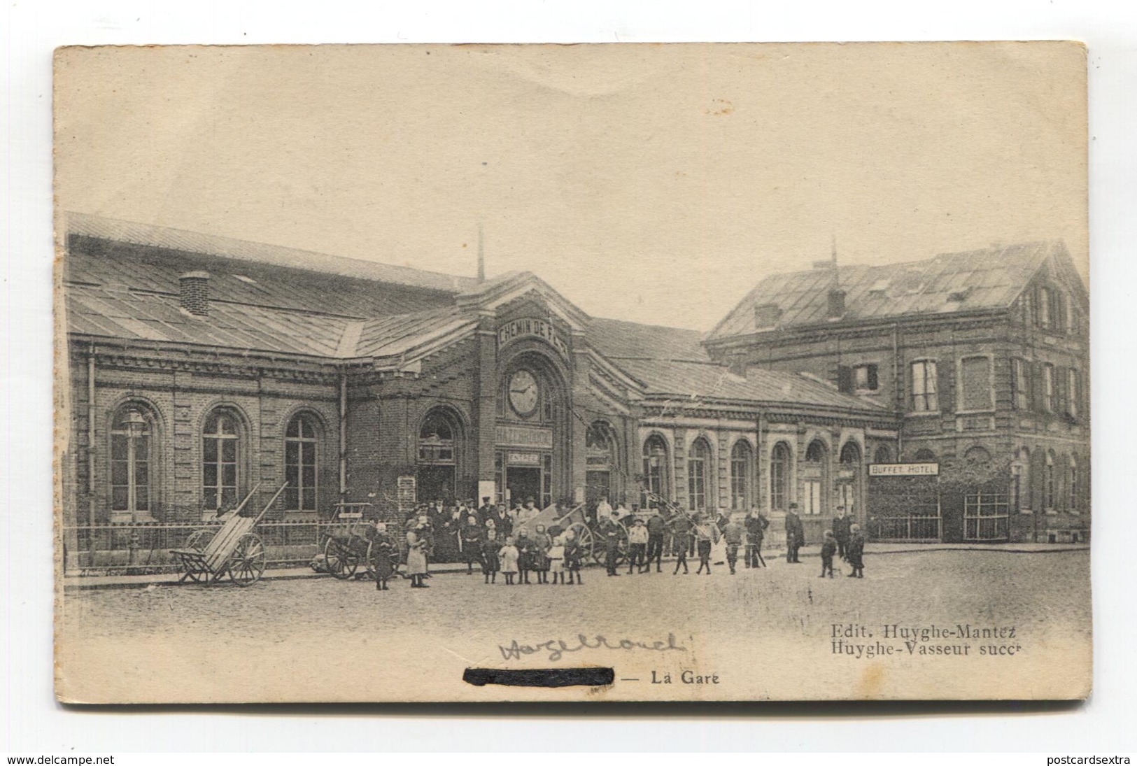 Hazebrouck (59) - La Gare - CPA De 1917 - Hazebrouck