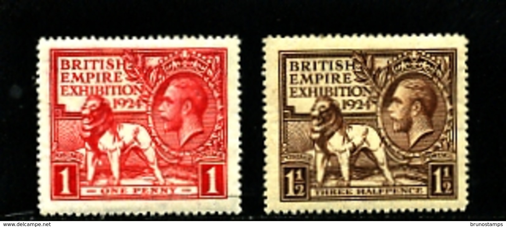 GREAT BRITAIN - 1924  WEMBLEY SET  MINT NH - Neufs