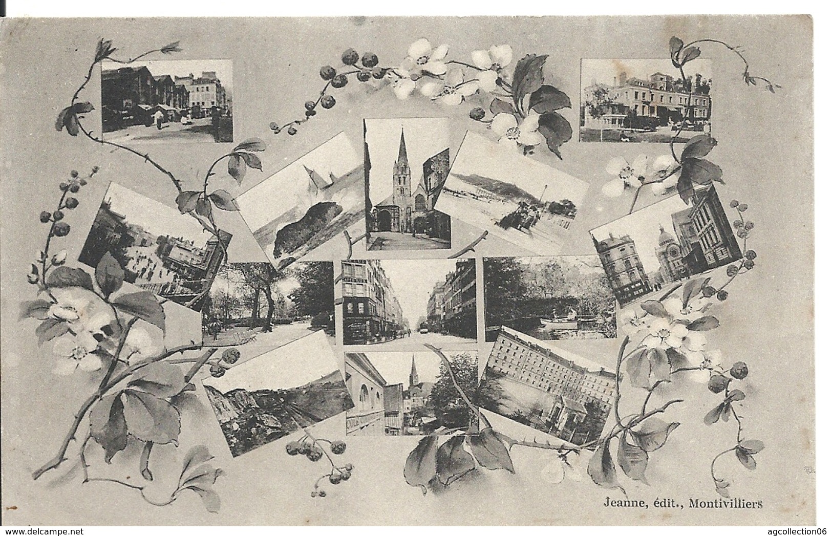 PUBLICITE E. JEANNE. CARTES POSTALES ILLUSTREES - Montivilliers