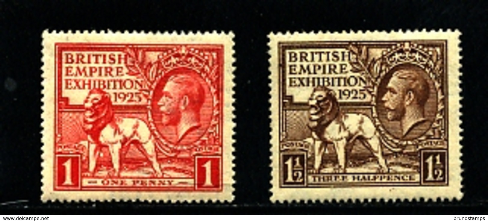 GREAT BRITAIN - 1925  WEMBLEY  SET  MINT NH - Nuovi