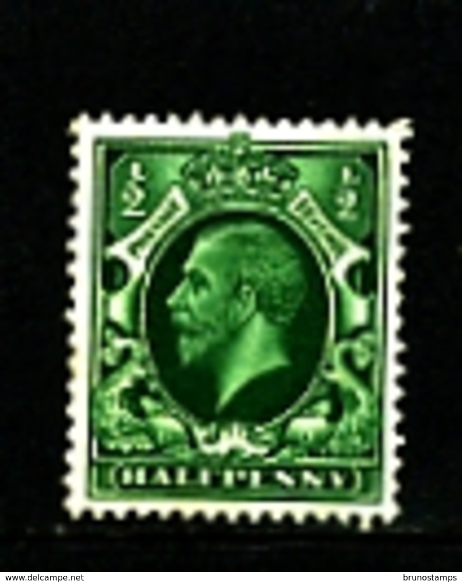 GREAT BRITAIN - 1934  KGV  1/2d  PHOTOGRAVURE  MINT NH - Nuovi