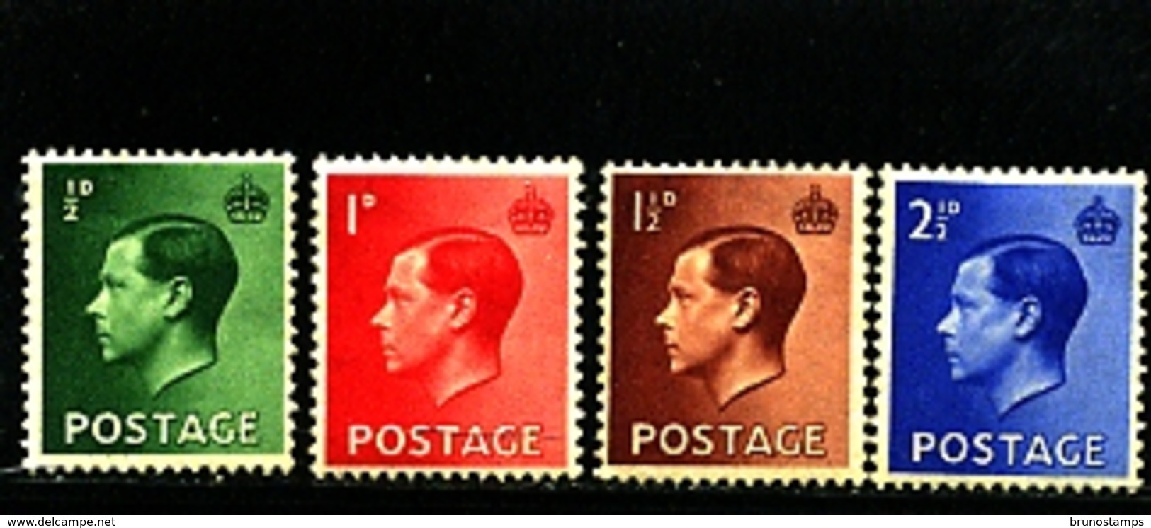 GREAT BRITAIN - 1936  EDWARD VIII SET  MINT - Unused Stamps