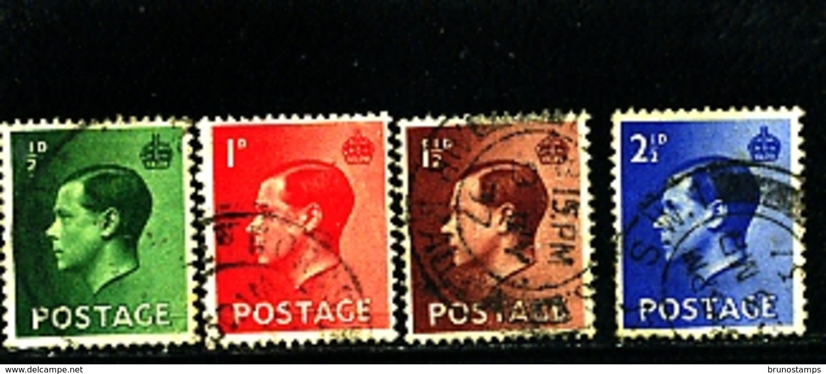 GREAT BRITAIN - 1936  EDWARD VIII SET  FINE USED - Gebraucht