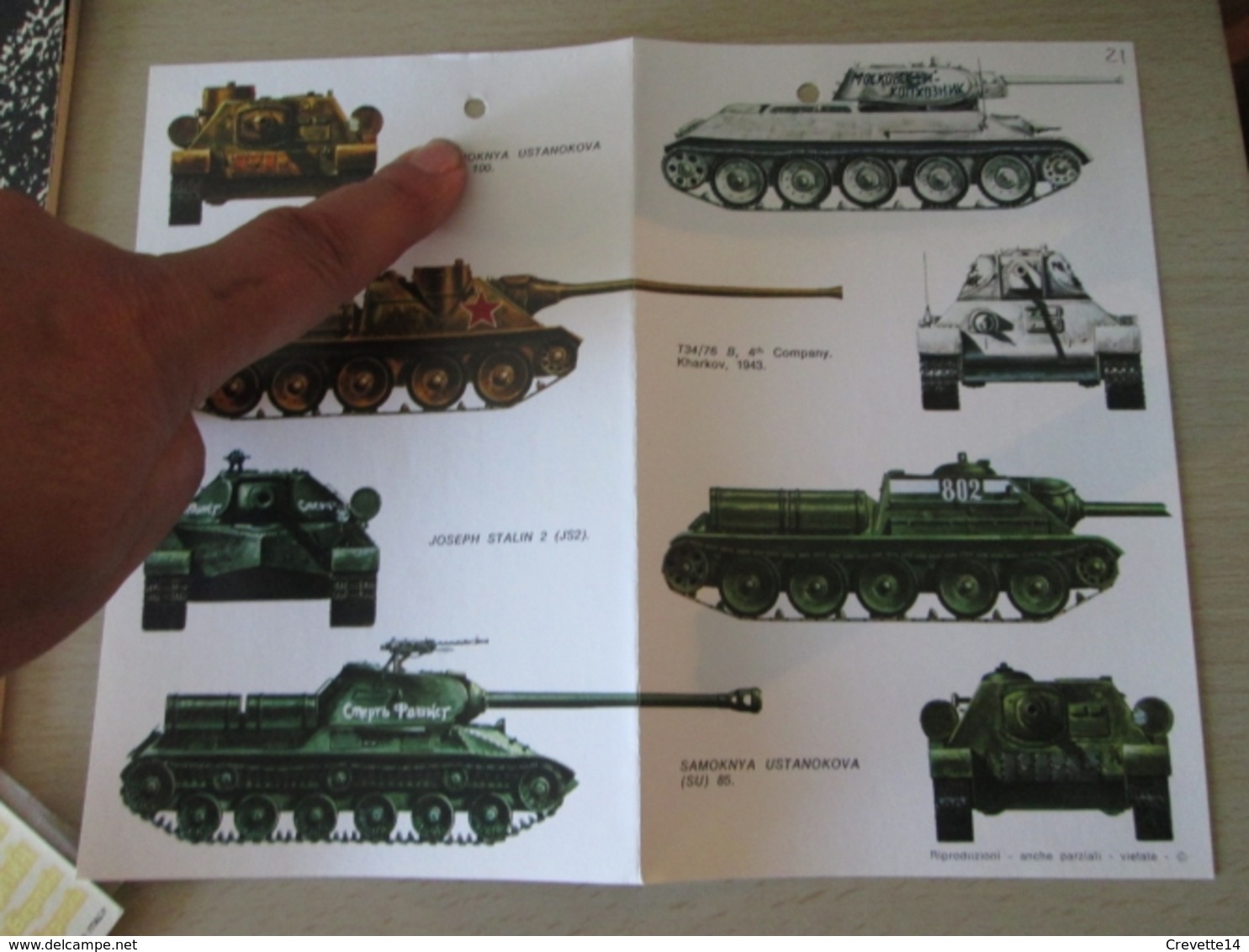 DEC814 N°21 Planche De Décals ESCI Pour Maquettes 1/35e  Chars Russes 39-45  T-35 SU-100  JS-2 SU-85  , Permets De Réali - Décals