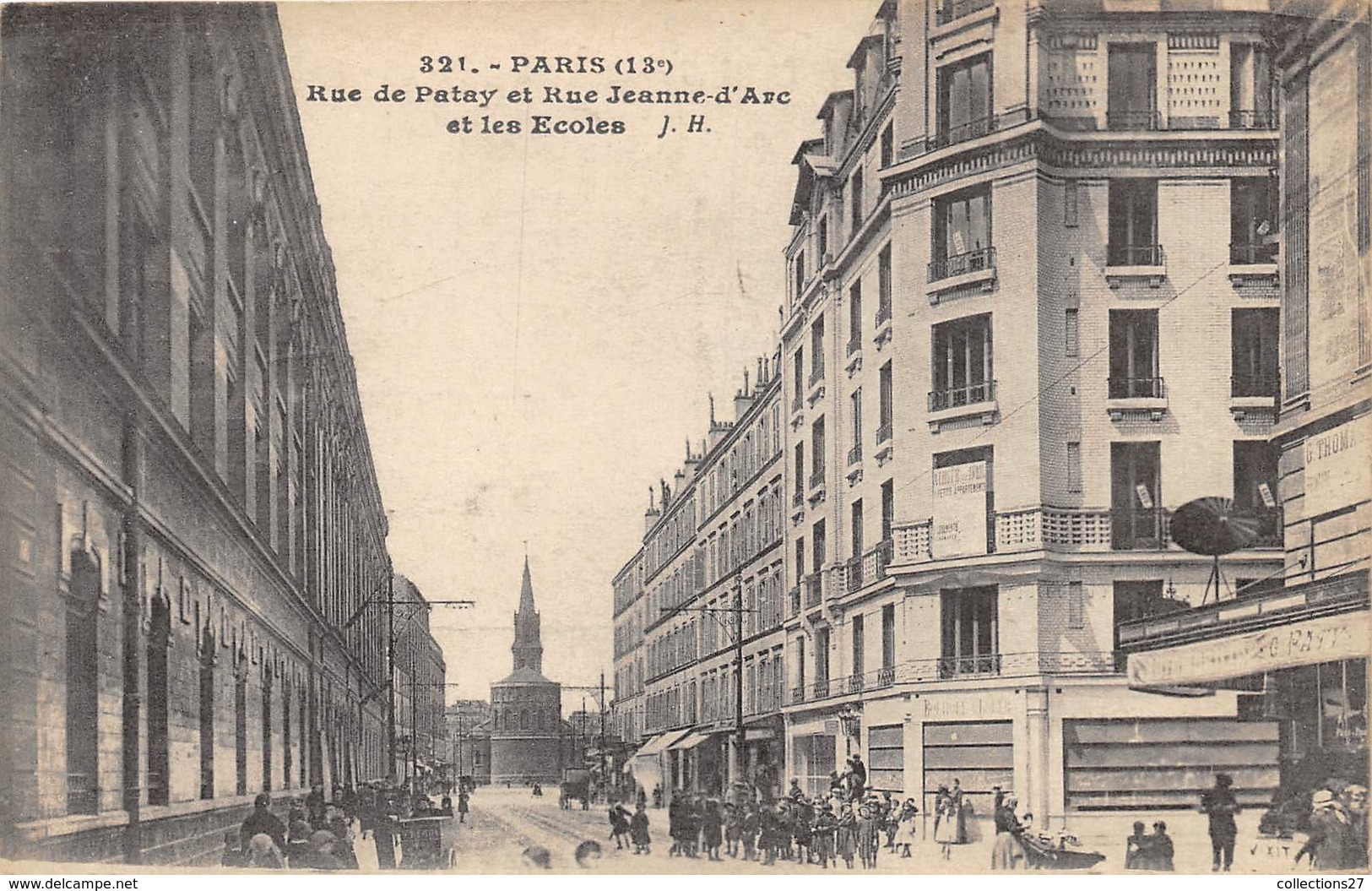 75013-PARIS- RUE DE PATAY ET RUE JEANNE D'ARC ET LES ECOLES - Distretto: 13