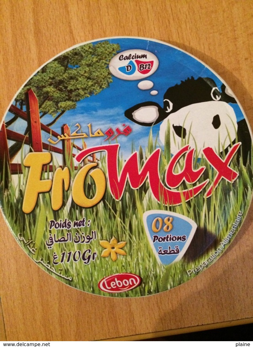 ETIQUETTE DE BOITE DE FROMAGE '' FROMAX'' - Käse