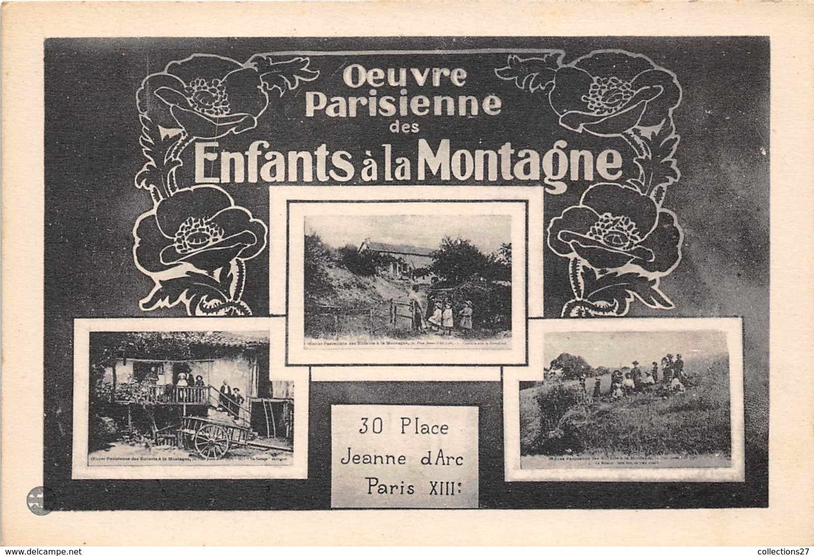 PARIS- 75013- OEUVRE PARISIENNE DES ENFANTS DE LA MONTAGNE 30 PLACE JEANNE D'ARC - Distretto: 13