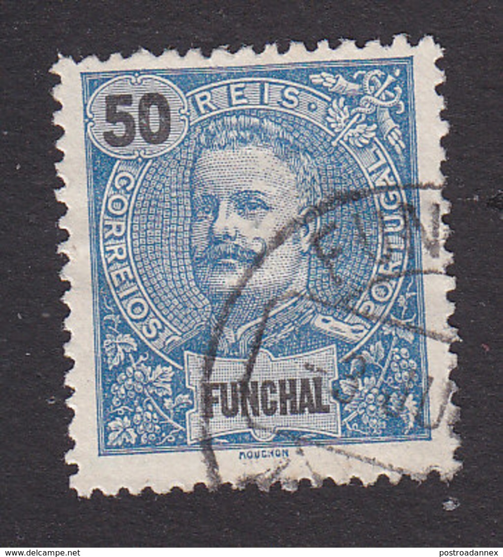 Funchal, Scott #21, Used, King Carlos, Issued 1897 - Funchal