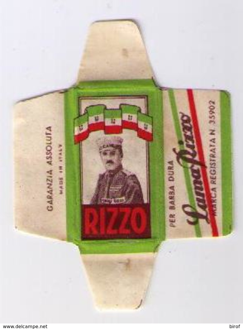 LAMETTA DA BARBA - LAMA RIZZO -   ANNO 1940 RARAA - Lamette Da Barba