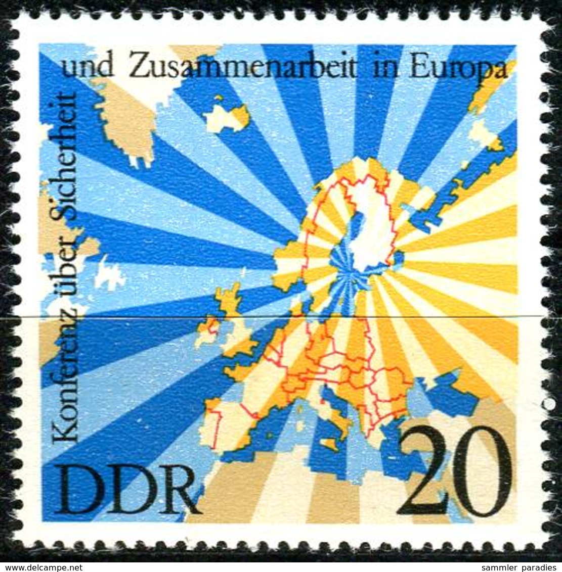 DDR - Mi 2069 - ** Postfrisch (D) - 20Pf      KSZE - Ungebraucht