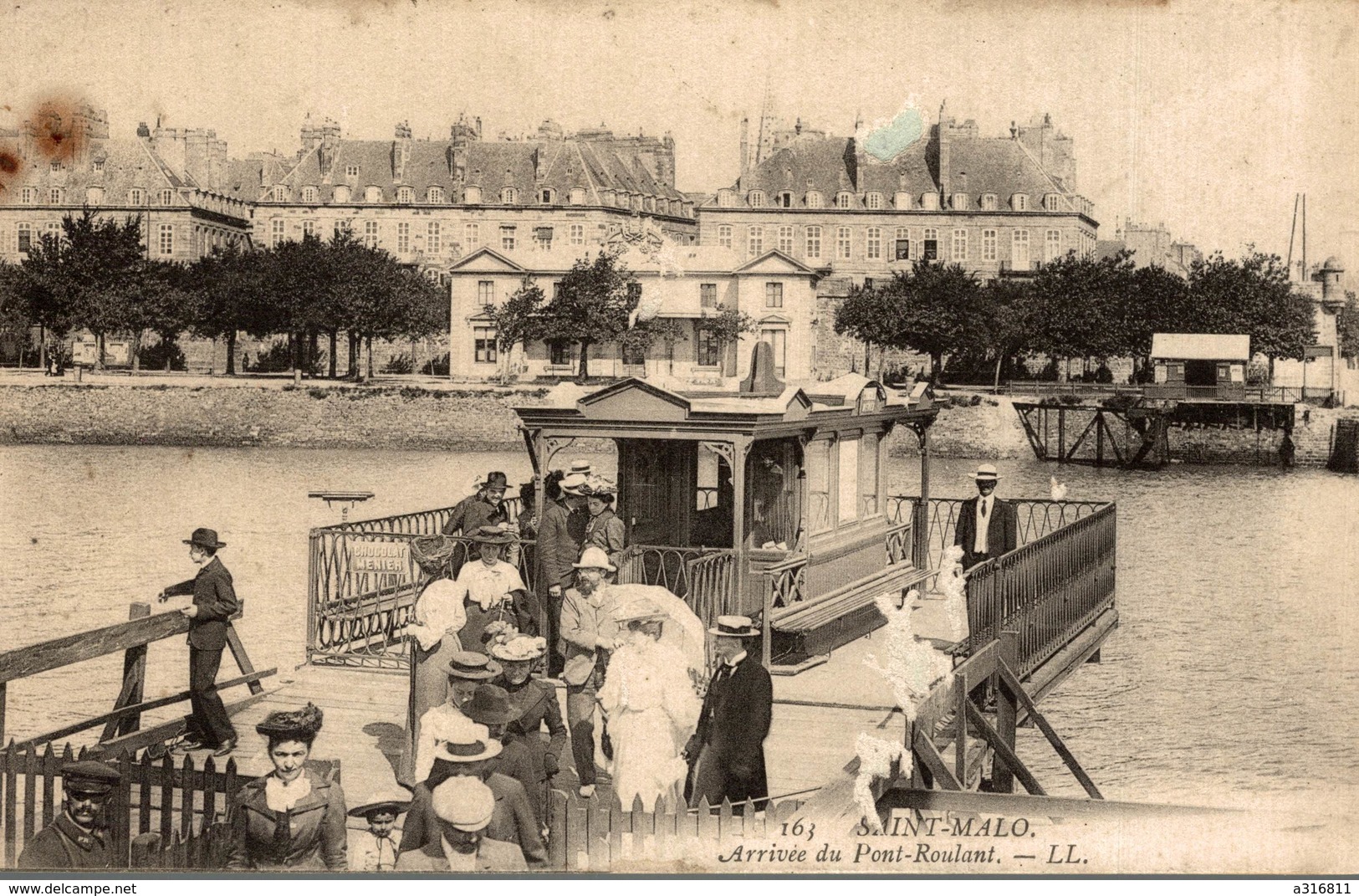 SAINT MALO ARRIVEE DU PONT ROULANT - Saint Malo