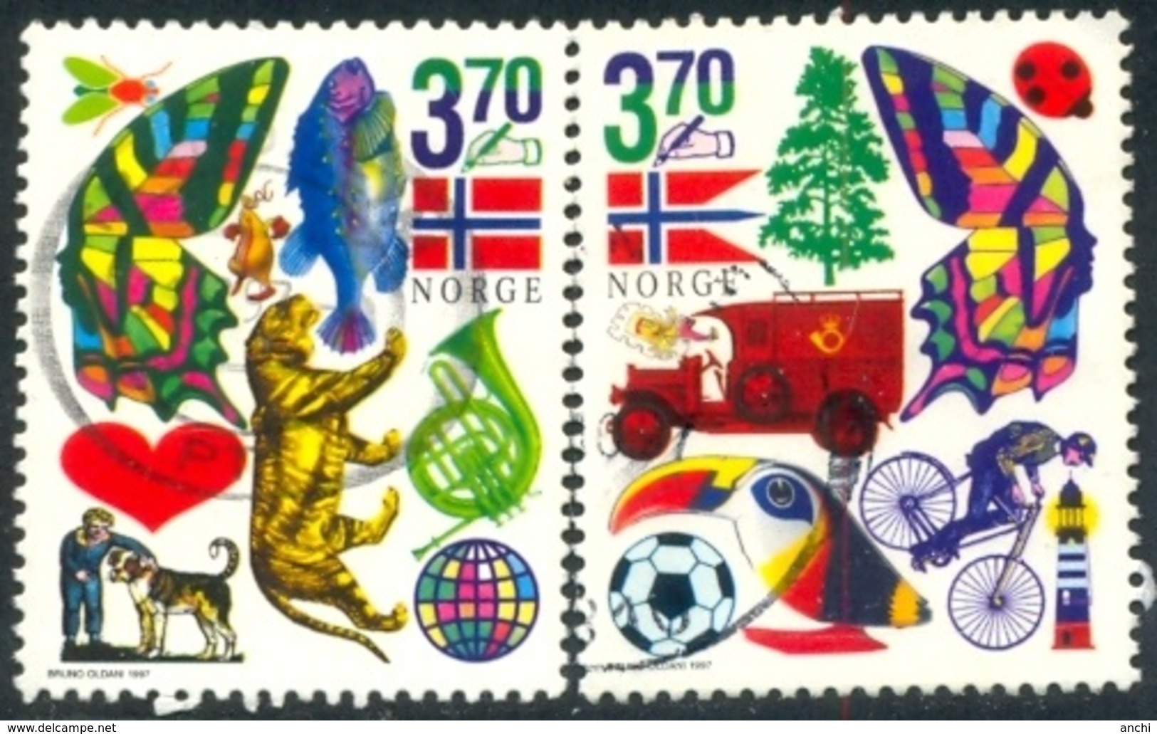 Norway. 1997. 1220-21. - Gebraucht