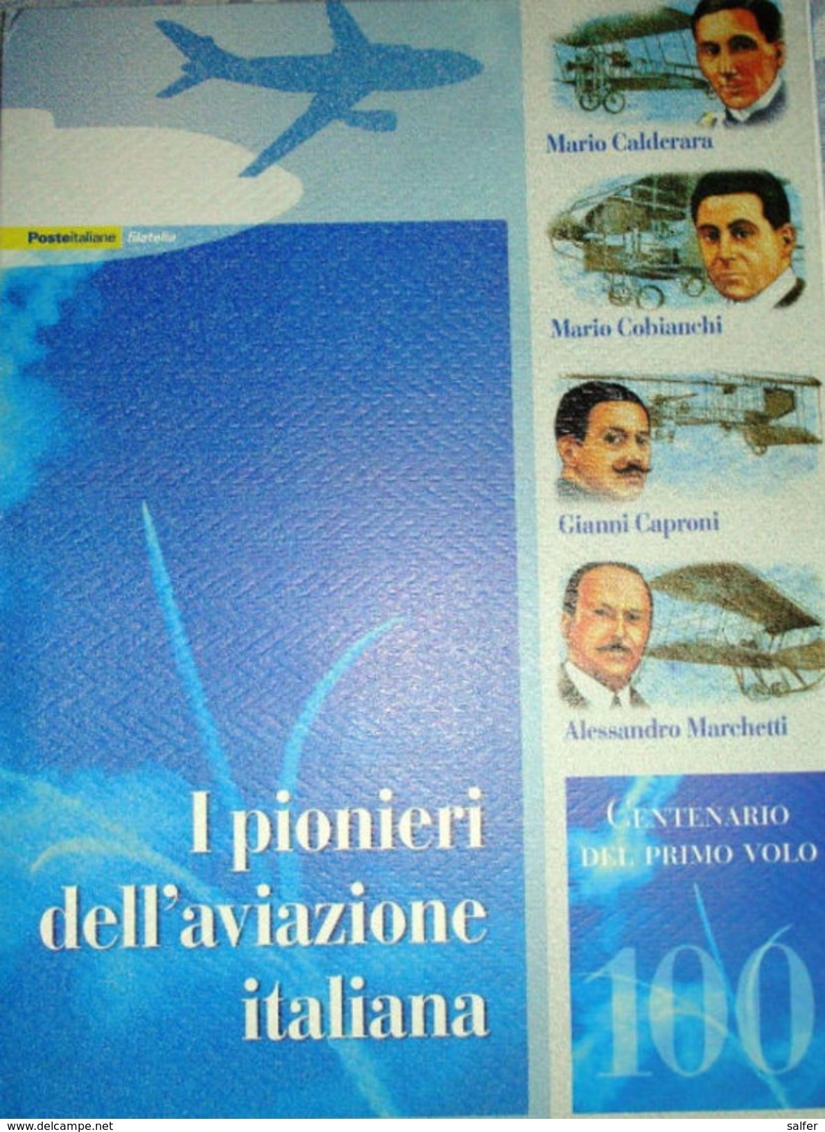 ITALIA - 2003  FOLDER " I Pionieri Dell'aviazione Italiana "" - Folder