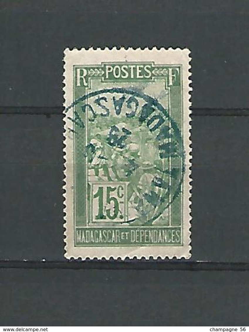 1922 MADAGASCAR ET DEPENDANCE 15C OBLIT  SANS GOMME - Gebraucht