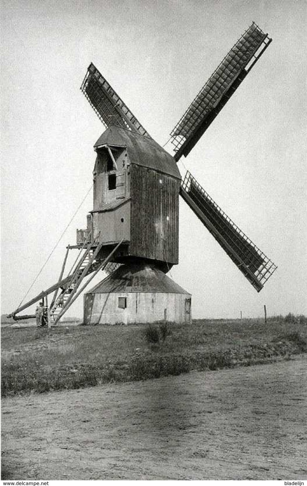 KESSEL - Gem. Peel En Maas (Limburg) - Molen/moulin - De Verdwenen Standerdmolen Van Jacobs Ca. 1925. TOP !!! - Andere & Zonder Classificatie