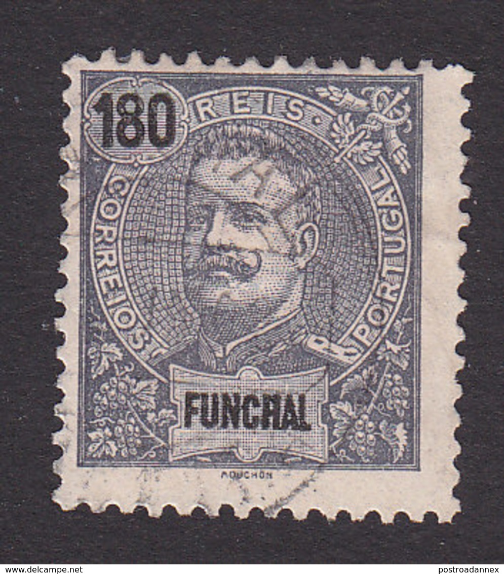 Funchal, Scott #31, Used, King Carlos, Issued 1897 - Funchal