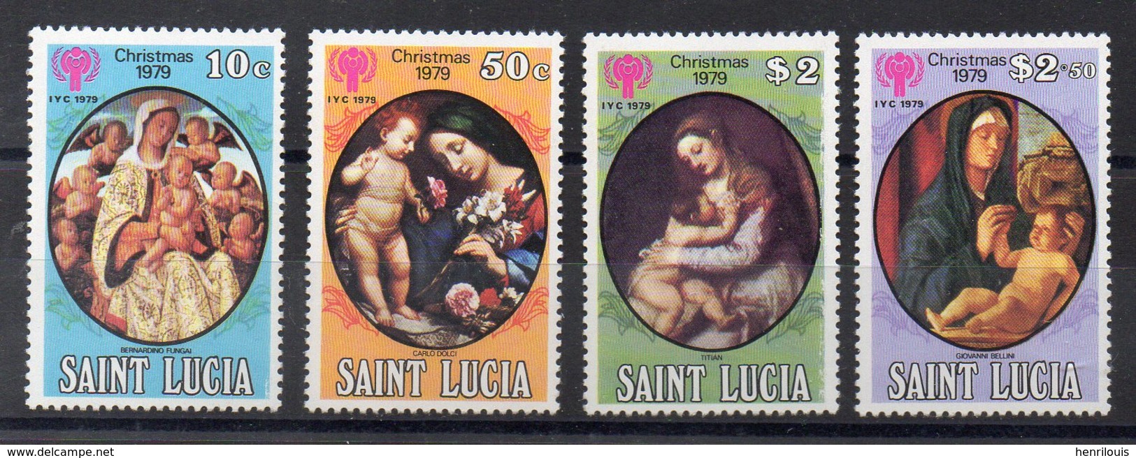 SAINTE LUCIE  Timbres Neufs ** De 1979  ( Ref 21 A1 )  Noël - St.Lucie (1979-...)