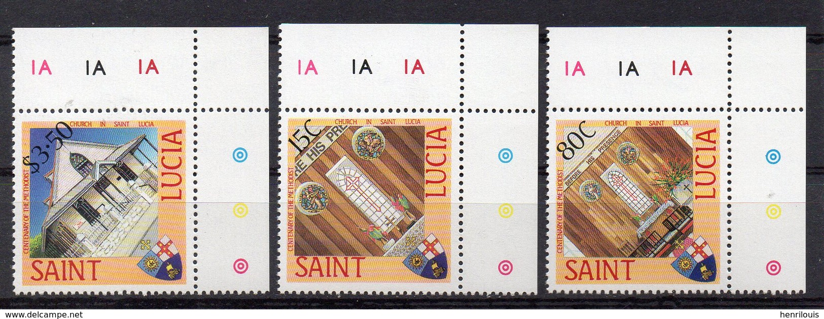 SAINTE LUCIE Timbres Neufs ** De 1988  ( Ref 21 A3 ) Religion - St.Lucia (1979-...)