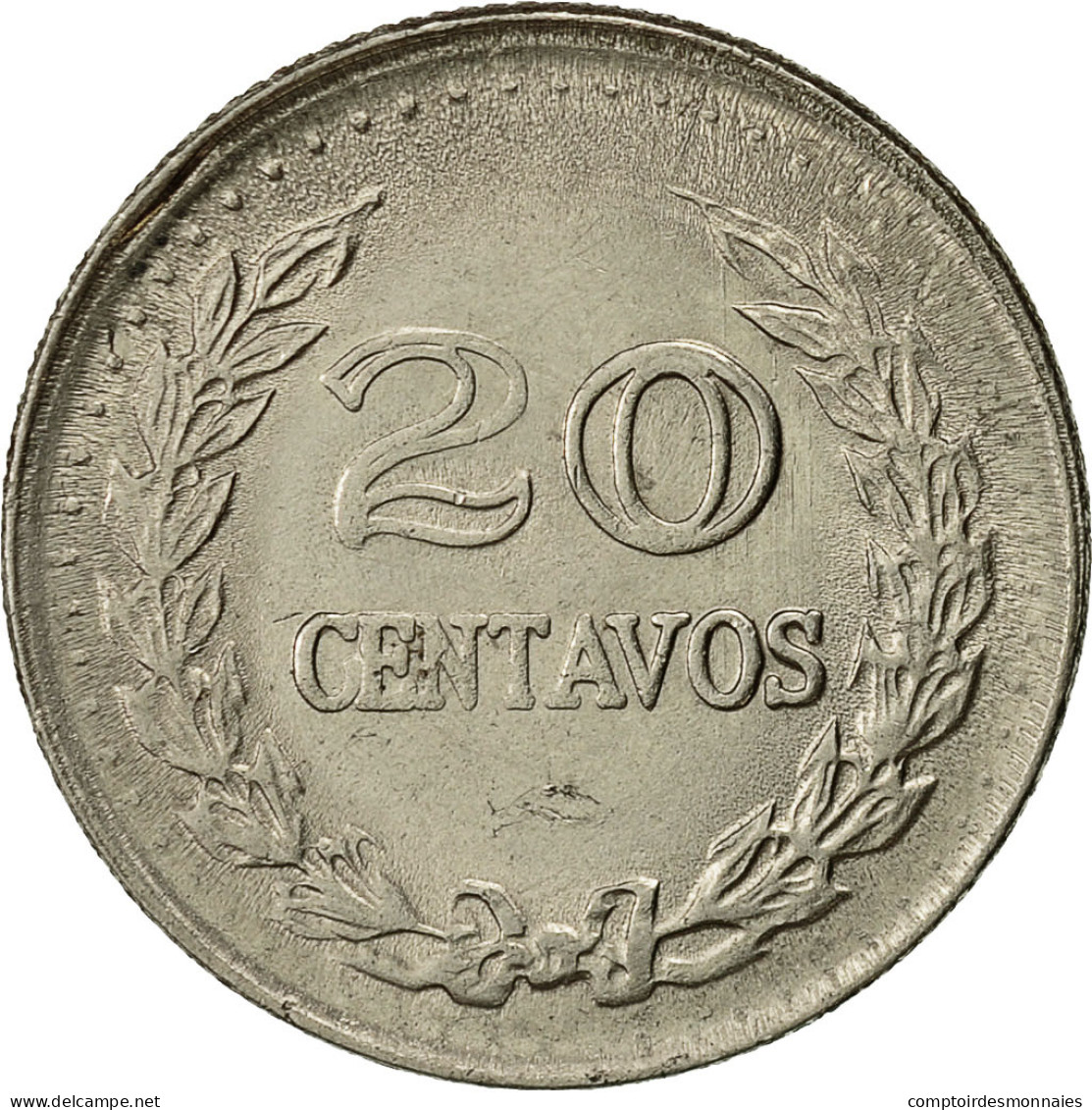 Colombie, 20 Centavos, 1971, TTB+, Nickel Clad Steel, KM:245 - Colombia