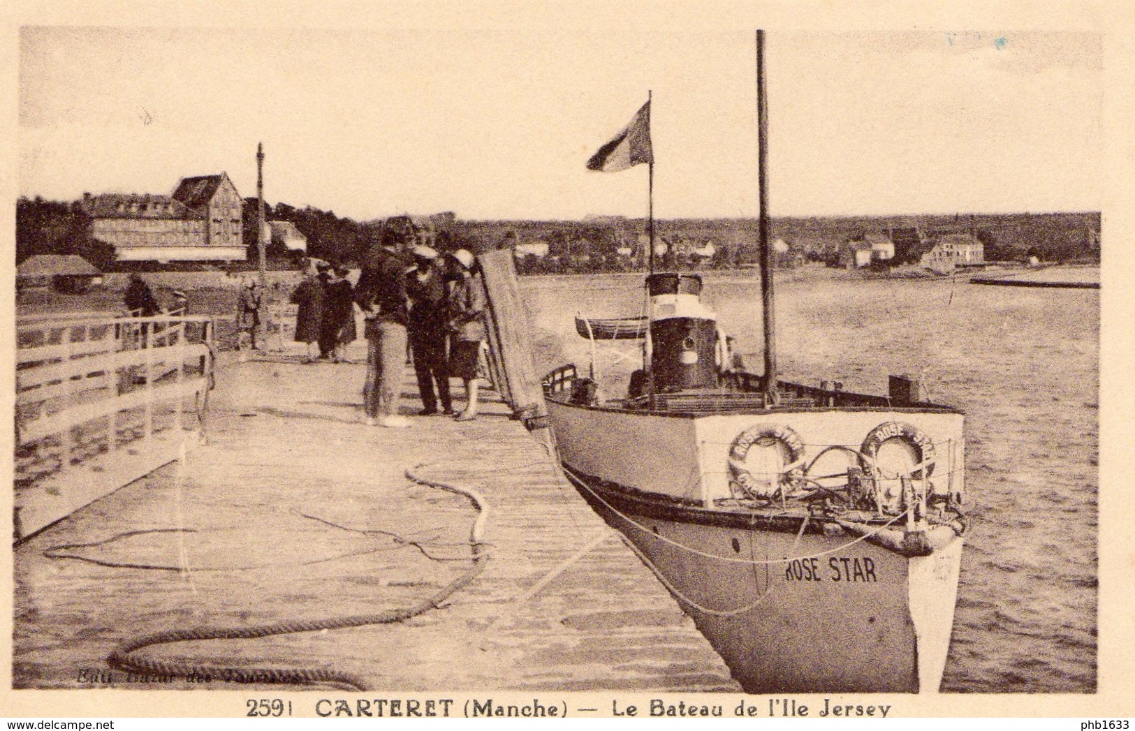 CARTERET Le Bateau De L'ile Jersey - Carteret