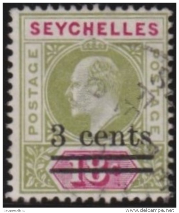 Seychelles   .     SG    .     58    .    O    .     Gebruikt   .    /    .     Cancelled - Seychellen (...-1976)