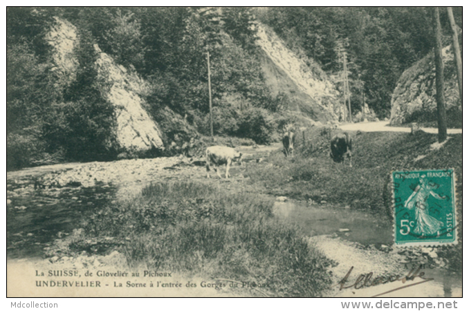 CH UNDERVELIER /  La Sorne à L'Entrée Des Gorges Du Pichon / - Undervelier