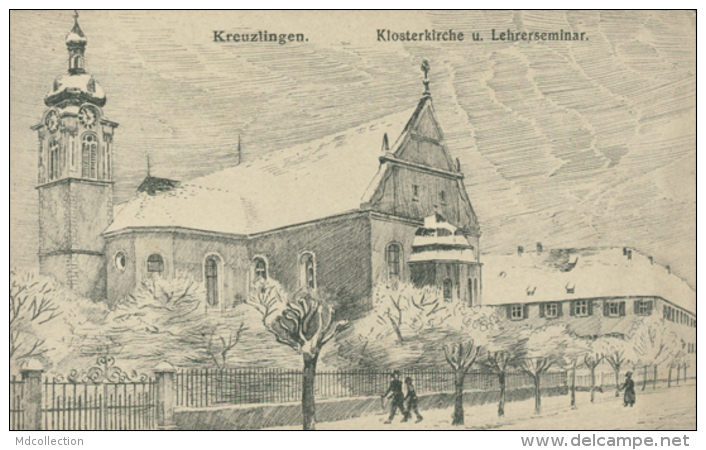 CH KREUZLINGEN /  Klosterkirche / Dessin / - Kreuzlingen