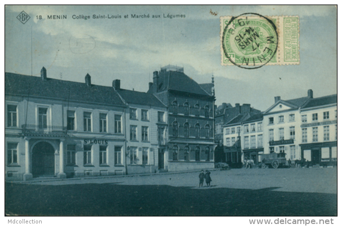 BE MENIN / Collège Saint Louis Et Marché Aux Légumes / - Autres & Non Classés