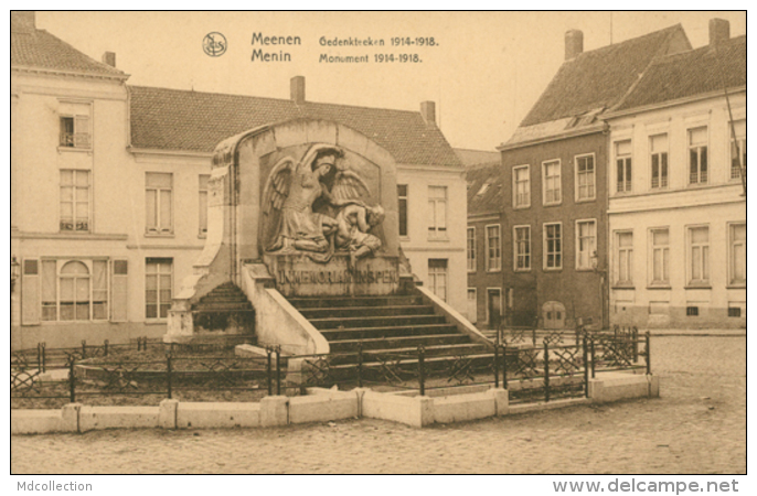 BE MENIN / Monument  1914 - 1918 / - Autres & Non Classés