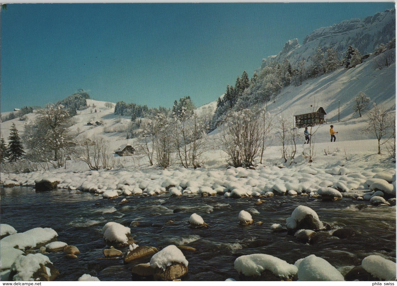 Flühli LU Mit Schwändelifluh Im Winter En Hiver - Photo: Peter Ammon - Flühli