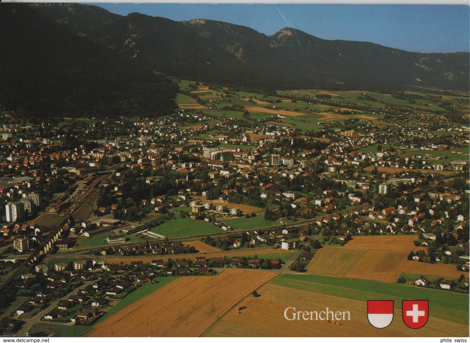 Grenchen - Flugaufnahme Photoglob - Autres & Non Classés