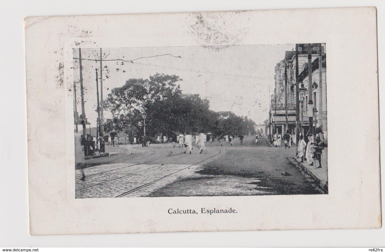 Calcutta Esplanade, India - F.p. - Anni '1910 - India