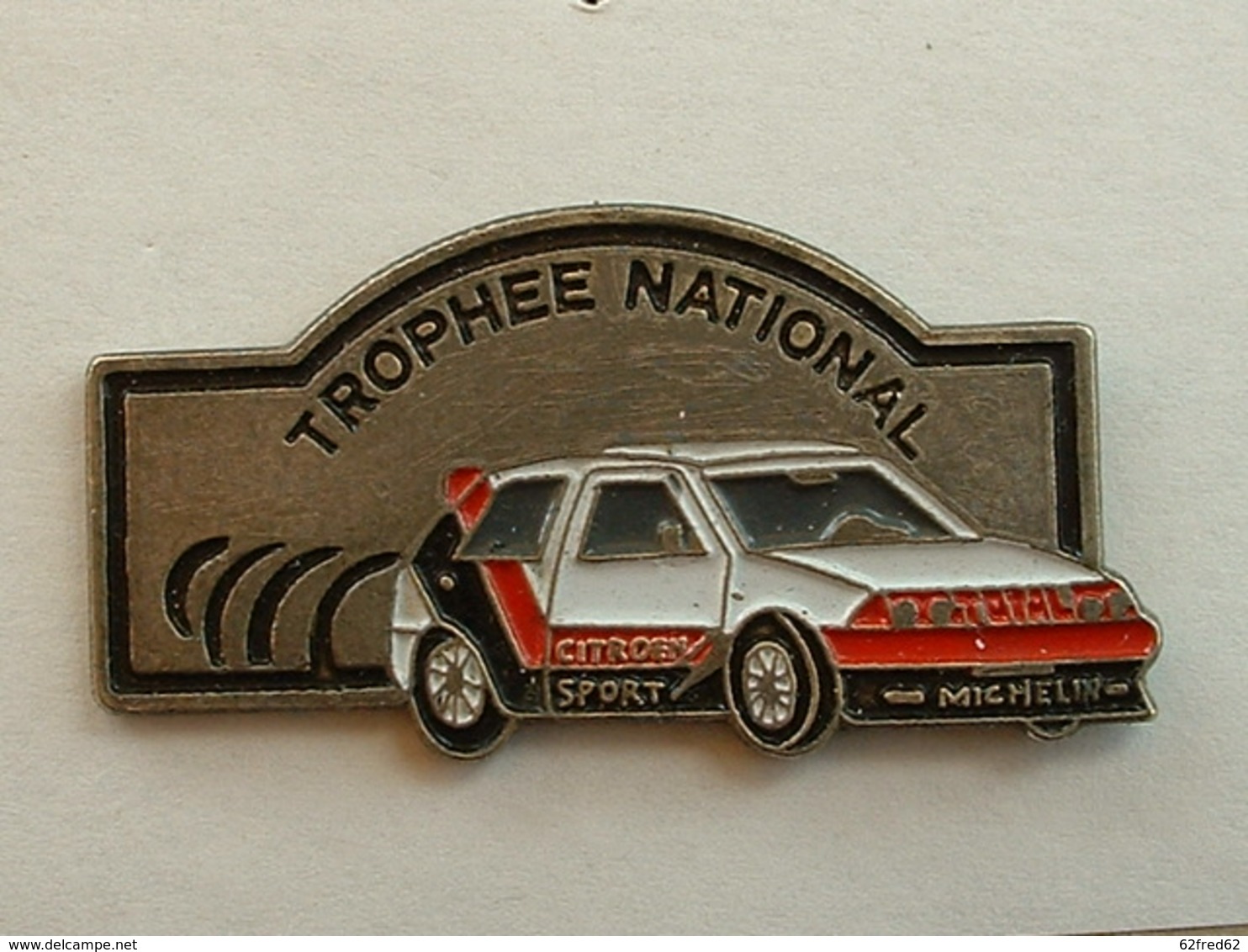 PIN'S  CITROËN SPORT - TOTAL - MICHELIN - TROPHEE NATIONAL - RALLYE - Citroën