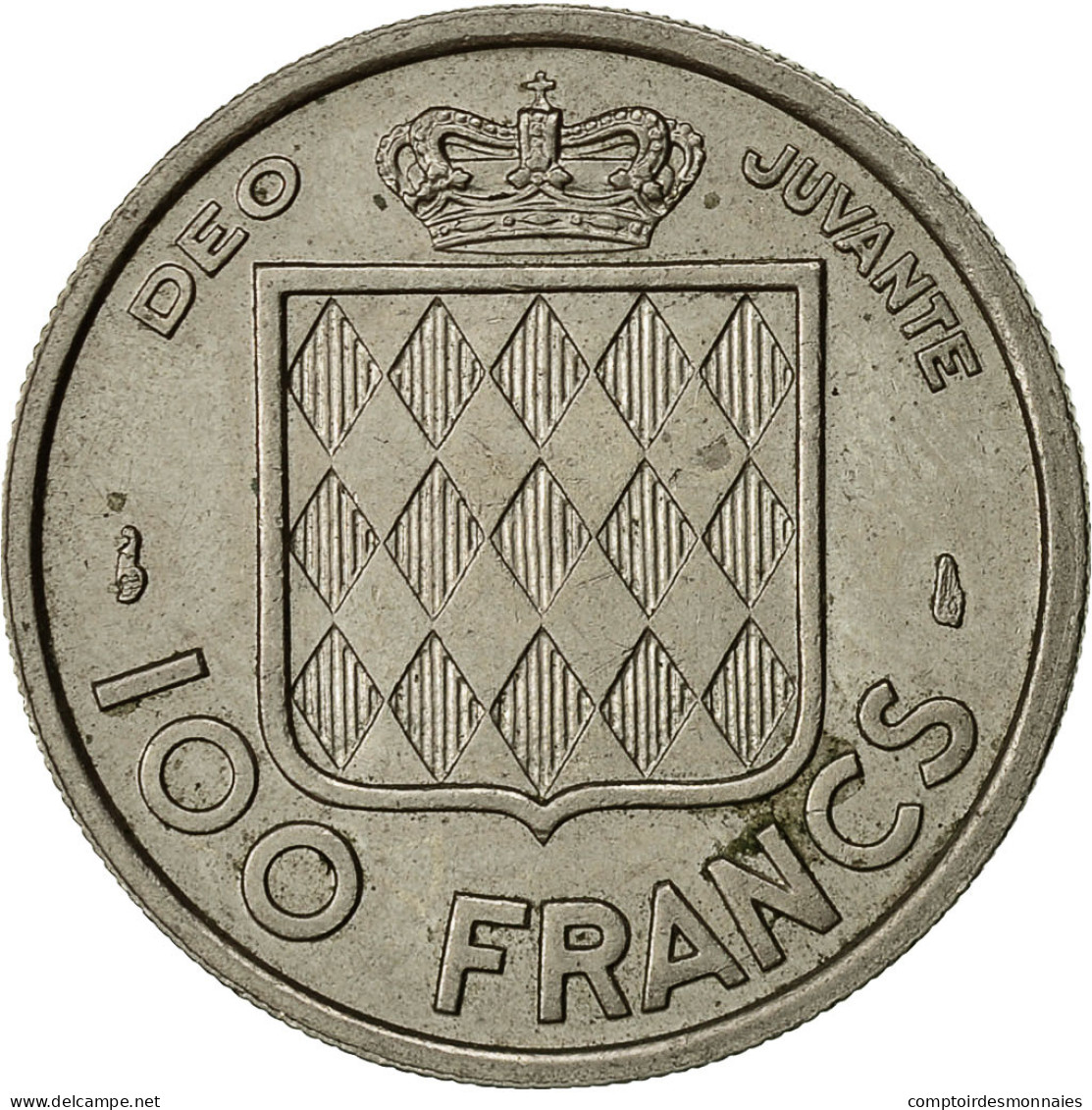 Monaco, Rainier III, 100 Francs, Cent, 1956, SUP, Copper-nickel, KM:134 - 1949-1956 Oude Frank