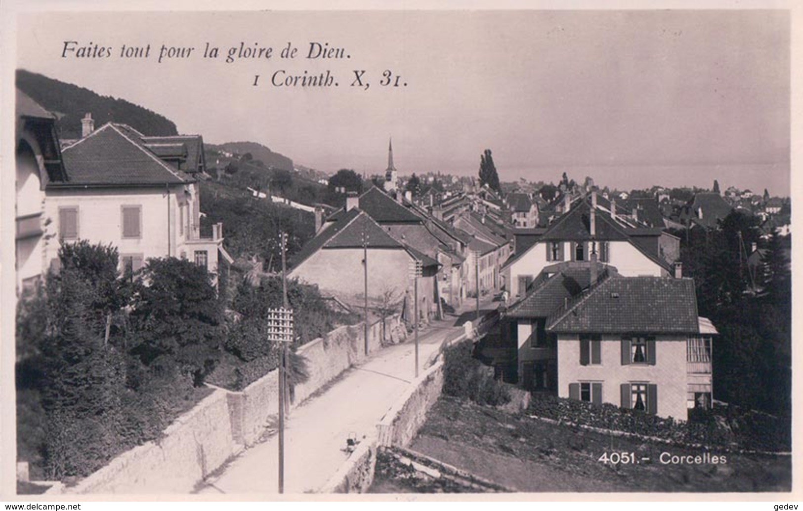 Corcelles NE, Fête Cantonale Des Unions Chrétiennes De Jeunes Filles (22.5.1927) - Corcelles