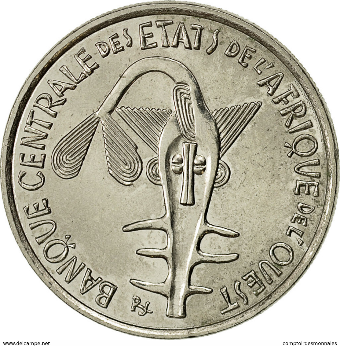 West African States, 100 Francs, 2004, Paris, SUP, Nickel, KM:4 - Elfenbeinküste