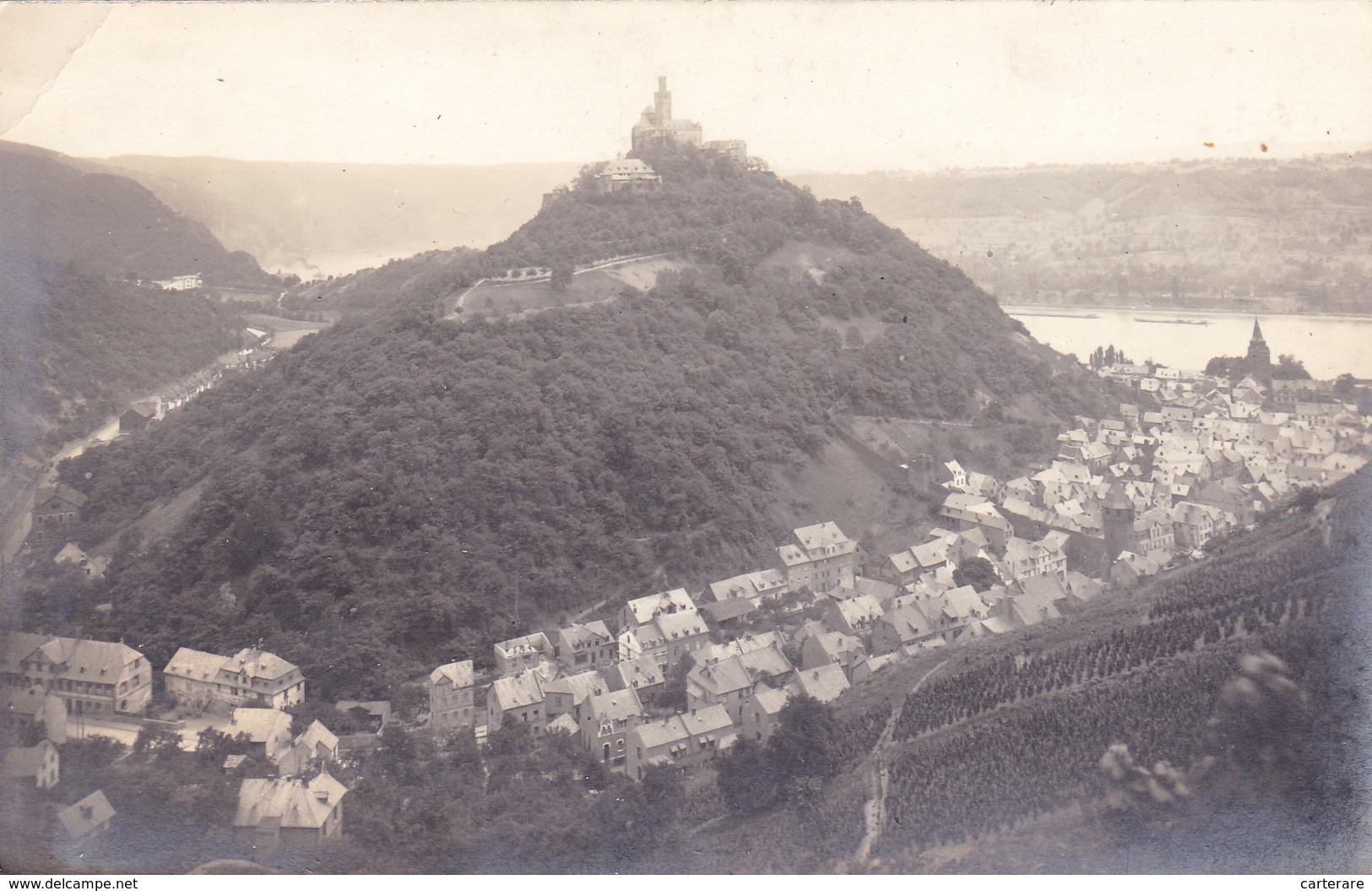 ALLEMAGNE,DEUTSCHLAND,carte Photo,HESSE,BIEBRICH EN 1922,WIENBADEN,RHEIN,CAPITALE DUCHE NASSAU,COLLINE - Wiesbaden