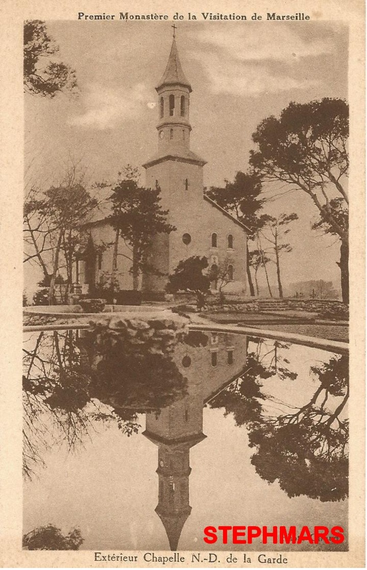 CPA 13 : MARSEILLE - SAINT JÉRÔME - PREMIER MONASTÈRE DE LA VISITATION - EXTÉRIEUR CHAPELLE - édition GIRAUD - Unclassified