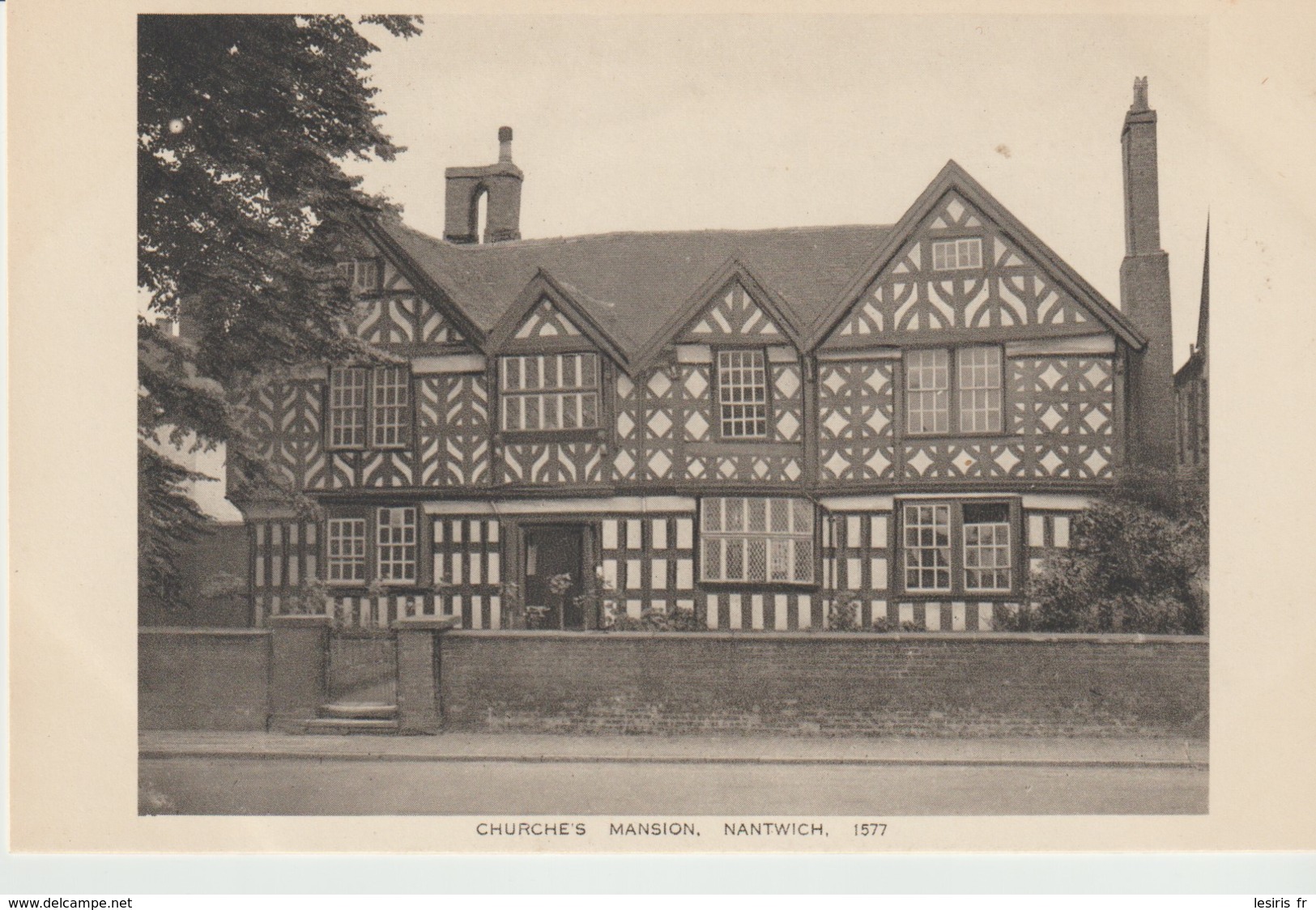 CPA  -  CHURCHE'S MANSION - NANTWICH - 1577 - - Autres & Non Classés