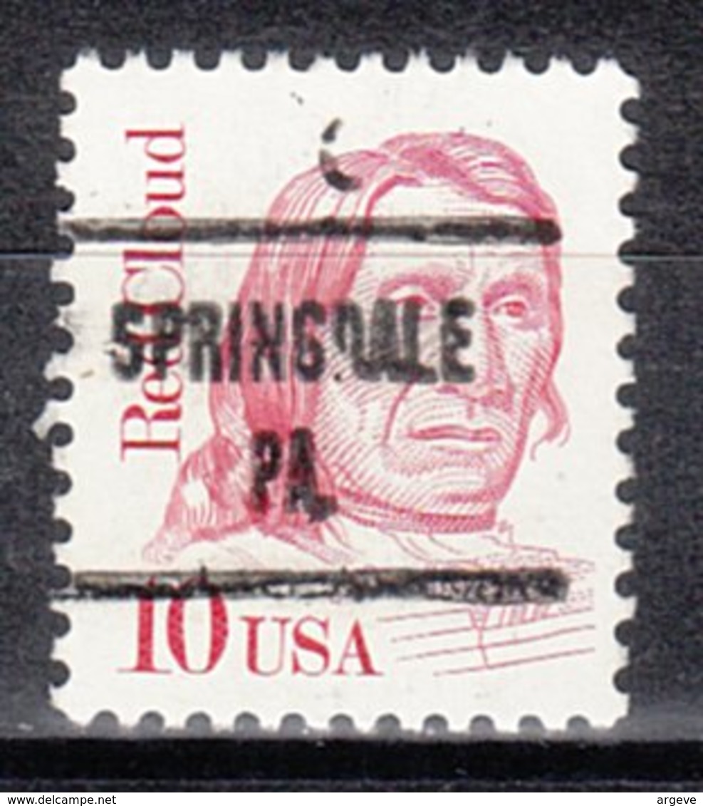 USA Precancel Vorausentwertung Preo, Locals Pennsylvania, Springdale 723 - Precancels