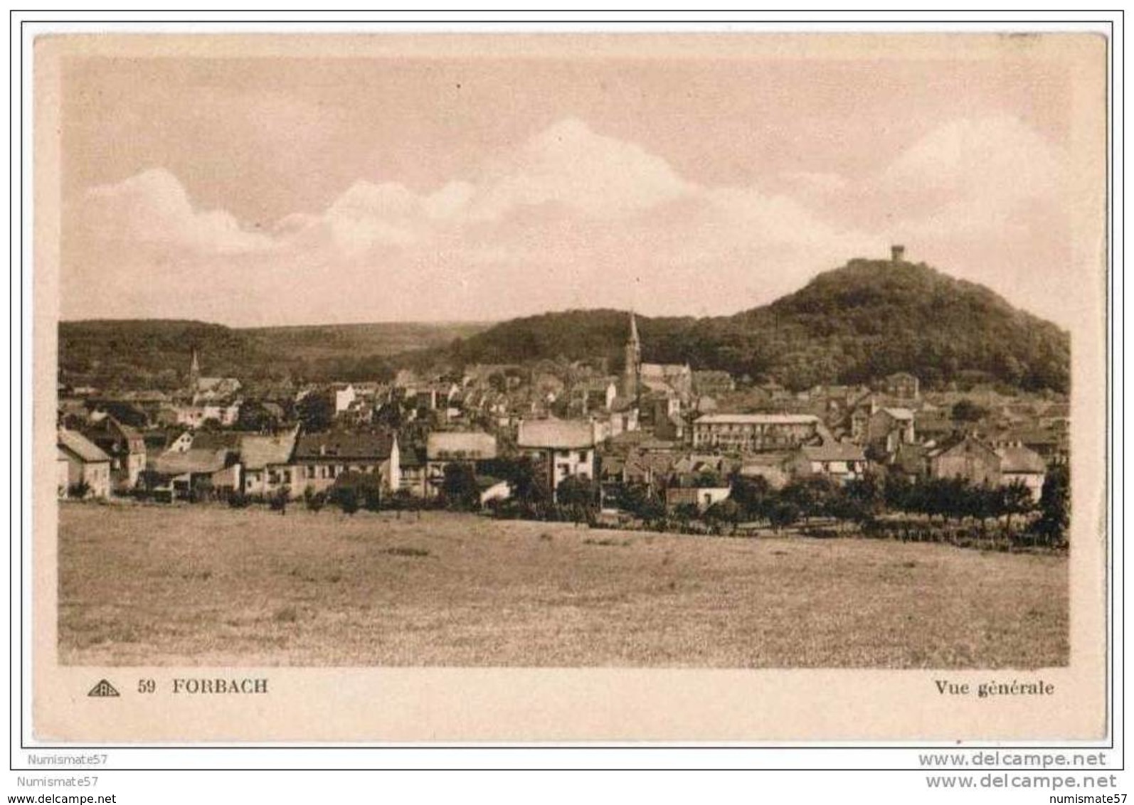 CPA FORBACH - Vue Générale - Ed. C.A.P. N°59 - Librairie Meyer , Forbach - Forbach
